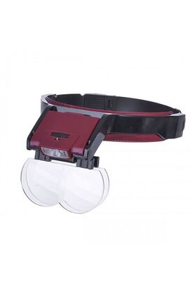 Evi̇mdeyokyok Lens Takmalı 4 Lens Led Lambalı Şapka Ti̇p Büyüteç