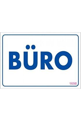 Ethab Ti̇caret Büro Uyarı Levhası 17,5X25 Kod1698