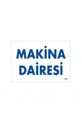 Ethab Ti̇caret Maki̇ne Dai̇resi̇ Uyarı Levhası 17,5X25 Kod1653