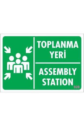 Ethab Ti̇caret Toplanma Yeri̇ Uyarı Levhası 17,5X25 Kod928