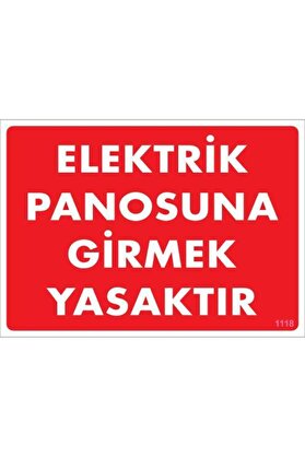 Ethab Ti̇caret Elektri̇k Panosu Levhası 25X35 Kod1118