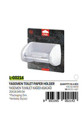 Go İthalat Yasemen Kapaklı Wc Kağıtlık (4457)