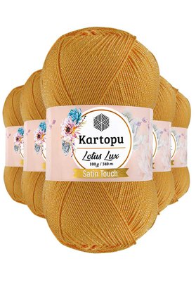 Nw Nessiworld 5 Adet Lotus Lux Bikini Büstiyer Bluz Simli Örgü İpi K318 Koyu Sarı