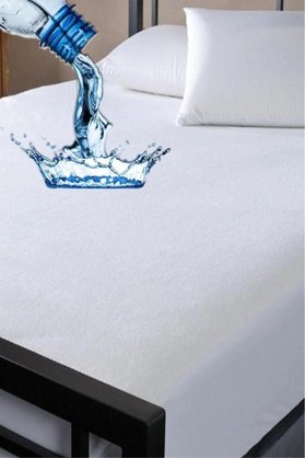 Altın Karma Fitted Tek Kişilik Sıvı Geçirmez 120X200+30 Cm Micro Yatak Koruyucu Alez