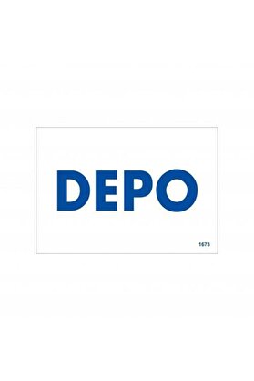 Ethab Ti̇caret Depo Uyarı Levhası 17,5X25 Kod1673