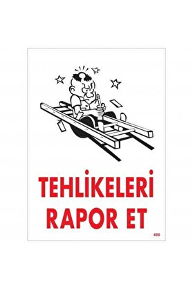 Ethab Ti̇caret Tehli̇keleri̇ Rapor Et Uyarı Levhası 25X35 Kod406