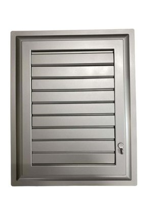 Sql Plastik Menfez 35X55 Gümüş Banyo Wc Havalandırma