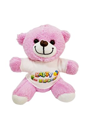 Evi̇mdeyokyok Happy Bi̇rthday Ti̇şörtlü Ayıcık