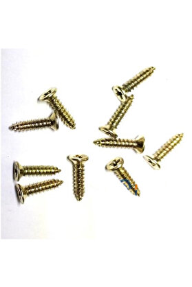 evimdeyokyok Klips, Menteşe, Ayak, Ağaç, Sunta Vidası 2,2x9,5mm - Sarı 1000 Adet