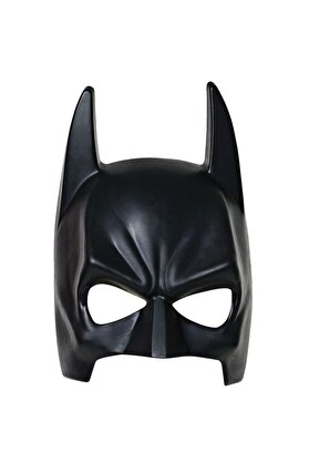 Evimdeyokyok Siyah Renk Çocuk Boy Arkadan Lastikli Batman Maskesi Yarasa Adam