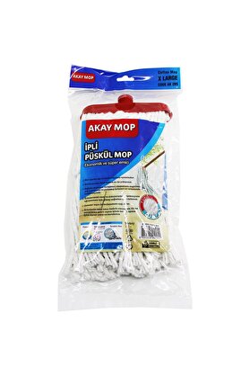 Go İthalat X Large Örgülü İpli̇  Püskül Pamuk Mop (2818)