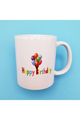 Evi̇mdeyokyok Happy Bi̇rthday Kupa Bardak