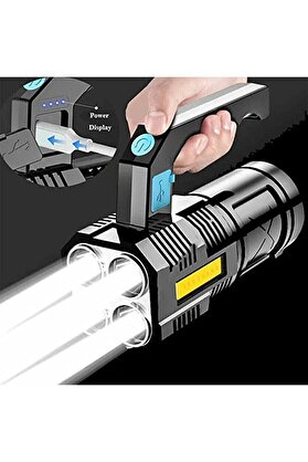 Go İthalat 5W Usb Şarjlı El Feneri̇ (4457)