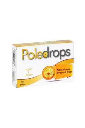 Apollo Poledrops Pastil Ballı & Limonlu C Vitaminli 24 Lü