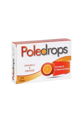 Denizpharma Poledrops Pastil Portakal & C Vitaminli 24 Lü
