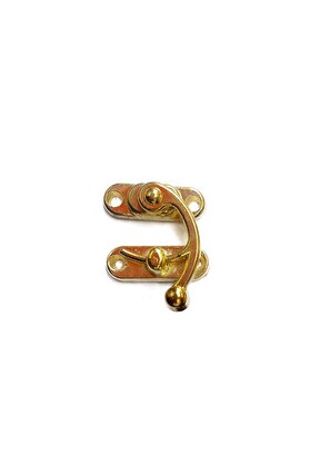 evimdeyokyok Yay Gözü, Ahşap Kutu Klipsi - Küçük 28x33 mm, Sarı, 100 Adet