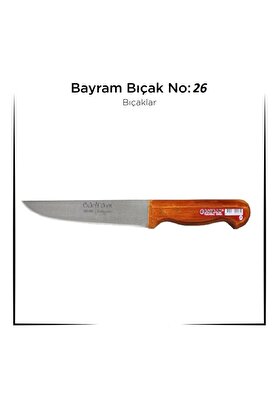 Go İthalat Bursa Bıçağı Bayram Kurban Bıçağı Yemek Bıçağı No  26 (5258)