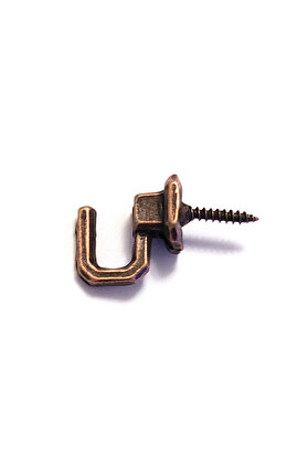 evimdeyokyok Vidalı Kanca, Askı Küçük - 15x23mm, Eskitme - 100 Adet