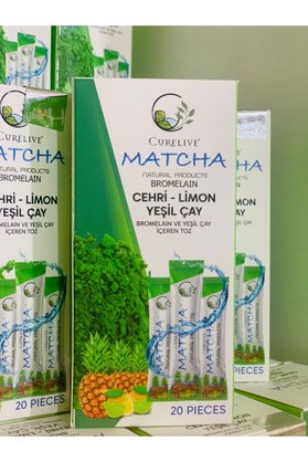 Curelıve Matcha Çayı Ananaslı