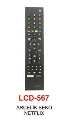 No 35 Arçelik - 3D Smart Netflix Tv Kumandası - Lcd 567
