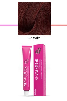 Neva Color Premium 5.7 Moka - Kalıcı Krem Saç Boyası 50 G Tüp