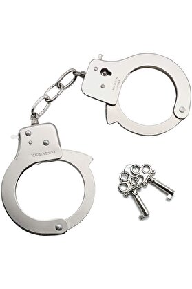 Evimdeyokyok Anahtarlı Oyuncak Metal Kelepçe Polis Kelepçesi