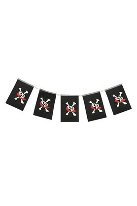 Evimdeyokyok Korsan Partisi Korsan Logo Baskılı Flama Süs Afiş Süsleme 8 Li