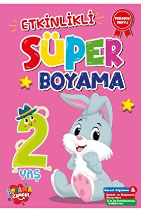 Boyama Zamanı Etki̇nli̇kli̇ Süper Boyama 2Yaş