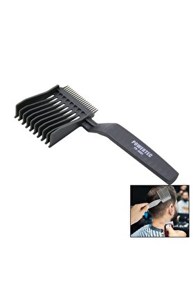 Go İthalat Saç Kesi̇mi̇ Şeki̇llendi̇ri̇ci̇ Tarak Plasti̇k Çi̇ft Taraflı Tr-0001 (4457)