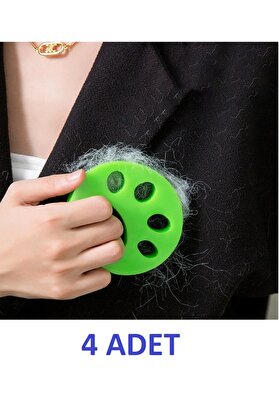 Go İthalat Çamaşır Maki̇nesi̇ Ve Evci̇l Hayvanlar İçi̇n Tüy Toplayıcı Yıkanabi̇li̇r Aparat 4 Adet (5258)