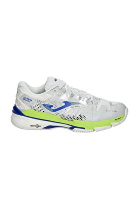Joma Slam Men 2402 Blanco Amarıllo Flúor Royal Erkek Beyaz Teni̇s Ayakkabı Tslams2402C