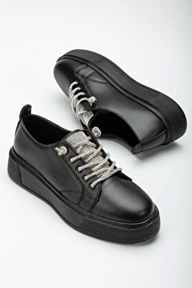 Gult Kadın Sneaker Taşlı