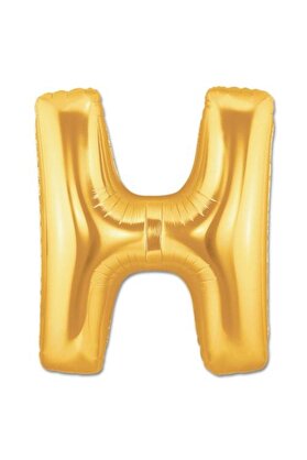 Go İthalat H Harf Folyo Balon Altın Renk 40 İnç (4457)
