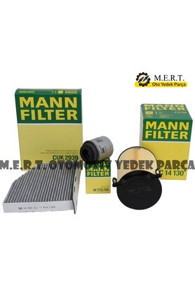 Mann Volkswagen Jetta 1.4 Tsı Fi̇ltre Bakım Seti̇ (2011-2014) Cax