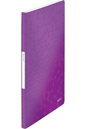 STOREMAX aclyashop WOW A4 Sunum Dosyası, Metalik Mor, 20 Şeffaf Poşetli, 40 A4 Sayfa Kapasiteli, 46310062 New