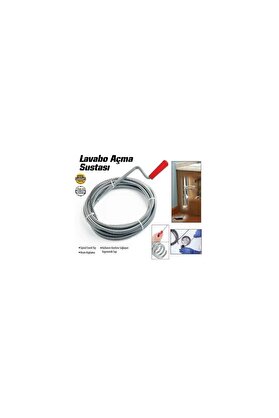 Eltos Tıkalı Banyo Lavabo Kanal Açma Susta Teli̇ 8 Metre