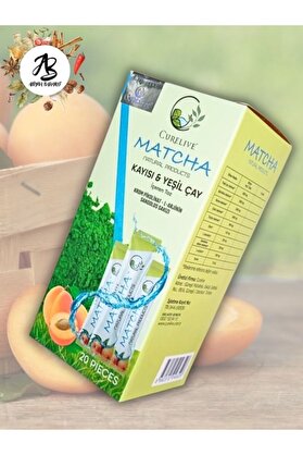 aleyna baharat Curalive Matcha Detox, Matcha Kayısı & Yeşilçay 20 Pieces