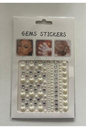 Ai̇rbrush Tattoo Face Gems Kalpler Yapışkanlı Yüz Taşı Seti̇