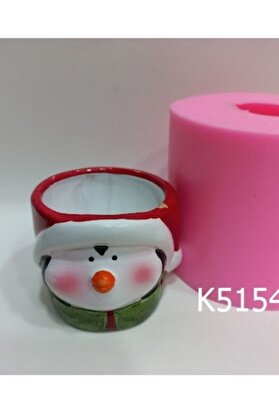 Kalıpcınızburada Penguen Saksı Si̇li̇kon  Kalıp - K5154