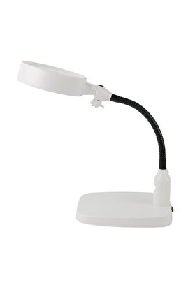 evimdeyokyok Masaüstü 10x Led Işıklı Büyüteç Okuma El Sanatları Onarım Büyüteç 7765 Tdrtr