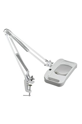 evimdeyokyok 10x Led Akrobat Büyüteç 2x15w 170x113 Mm 10 Diopter Mercek Lt-86g Tdrtr