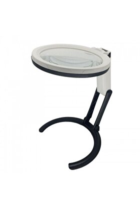 evimdeyokyok 2x5x120mm 10 Ledli Masaüstü Büyüteç Tdrtr