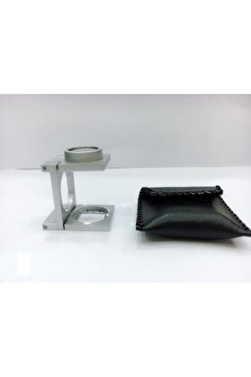evimdeyokyok 1 Cm Full Çelikkaplı Full Çelik Kaplı Katlamalı Büyüteç Th-9008a Tdrtr