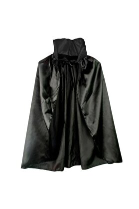 evimdeyokyok Siyah Renk Yakalı Halloween Pelerini 90 Cm Tdrtr
