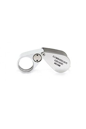 evimdeyokyok Kontrol Için Özel Kutulu Metal Işıklı Lup 30x21 Tdrtr