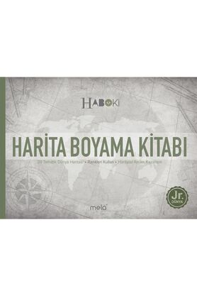 Ti̇maş Yayınları Hari̇ta Boyama Ki̇tabı 20 Temati̇k Dünya Hari̇tası