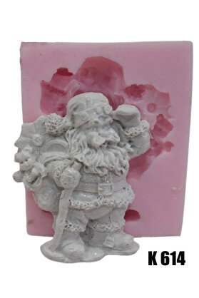 Kalıpcınızburada Noel Baba Si̇li̇kon Kalıp - K614