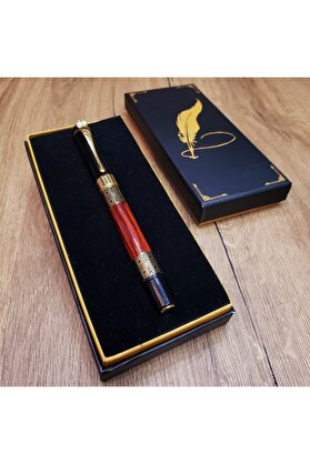 Evi̇mdeyokyok Gold Desenli̇ Metal Roller Kalem