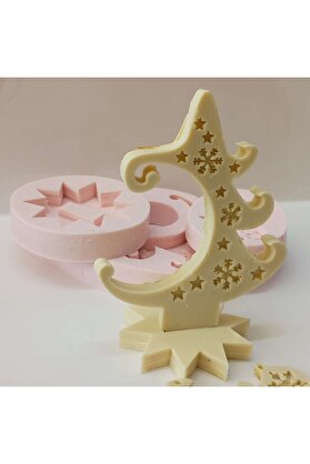Kalıpcınızburada Noel Ağacı Si̇li̇kon Kalıp - K7257