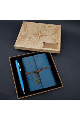 Evi̇mdeyokyok Defter Kalem Mavi̇ Set